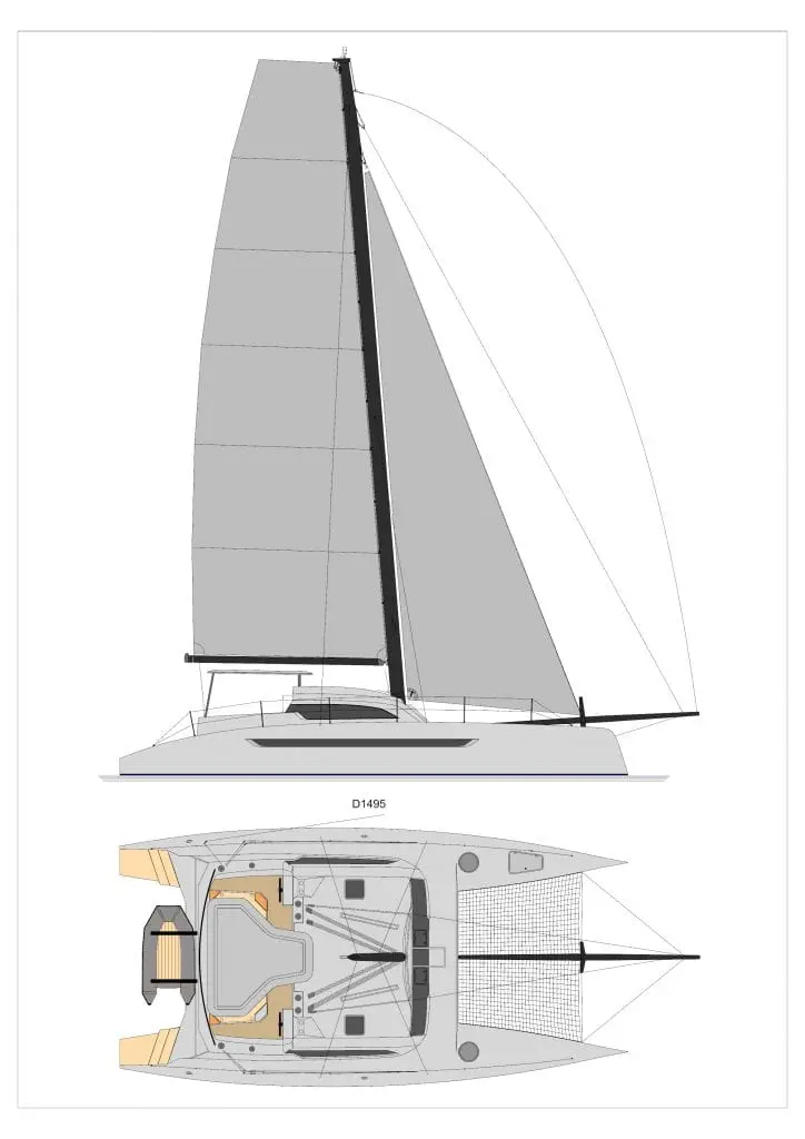 Dazcat 1495 GA Dazcat 1495 performance cruiser racer multihull catamaran fast strong lightweight carbon offsh