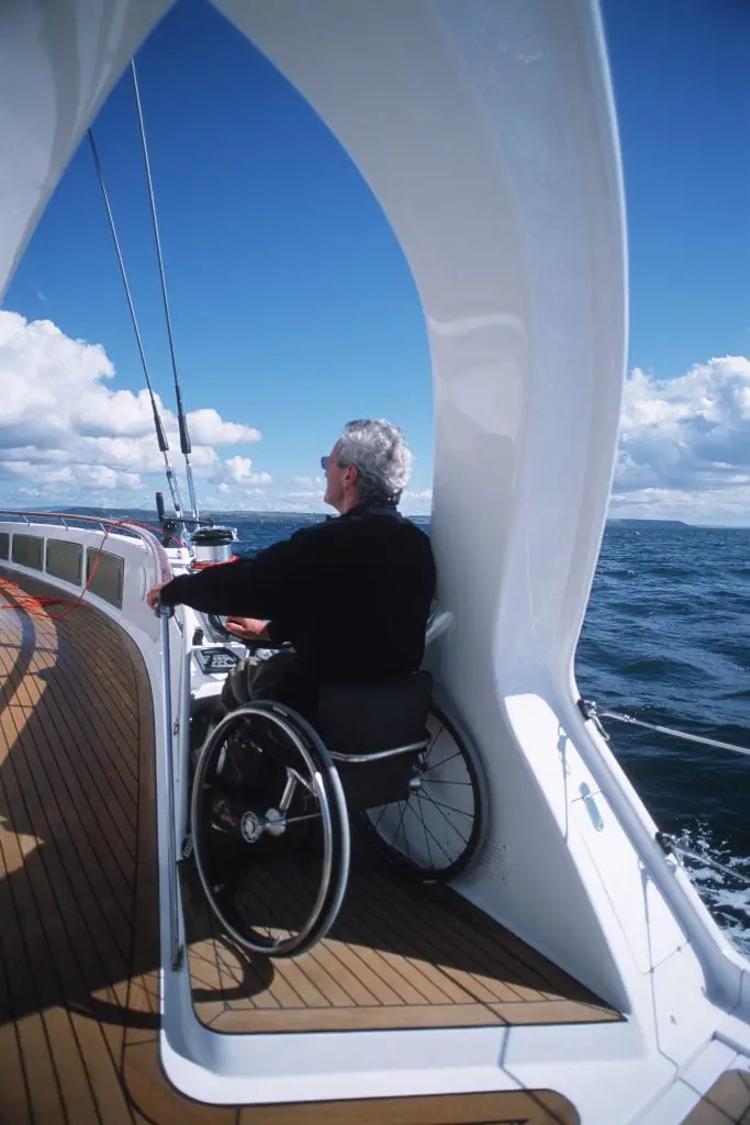 Accessible Catamaran Impossible Dream accessible catamaran impossible dream wheelchair sailing multihull multimarine nic bailey
