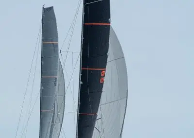 RBI start MOCRA racer accommodation carbon mast north 3Di multi performance fast T foil hull flying