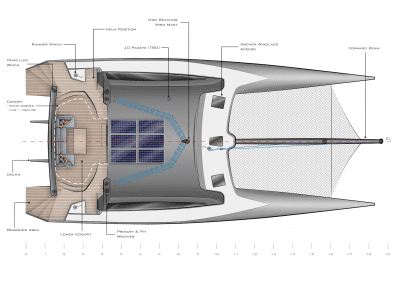 Dazcat 1895 fast cruiser racer catamaran multihull carbon strong