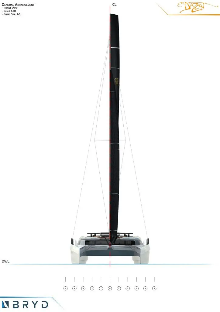 Dazcat 1895 fast cruiser racer catamaran multihull carbon strong