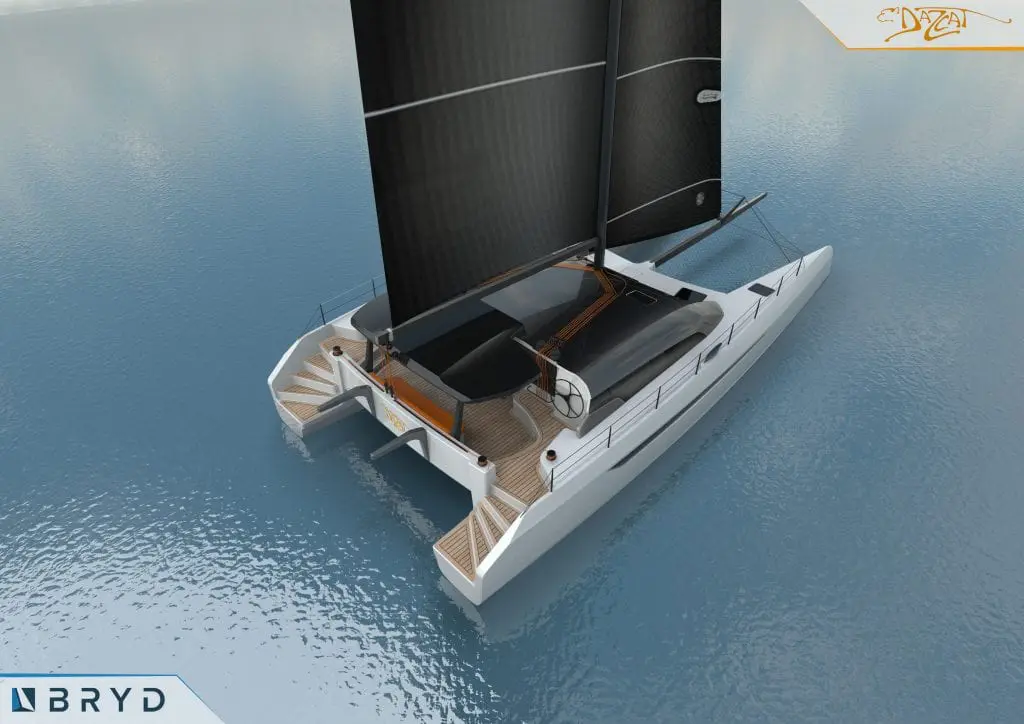 Dazcat 1895 render dazcat 1895 racing cruising fast comfortable carbon lightweight stre