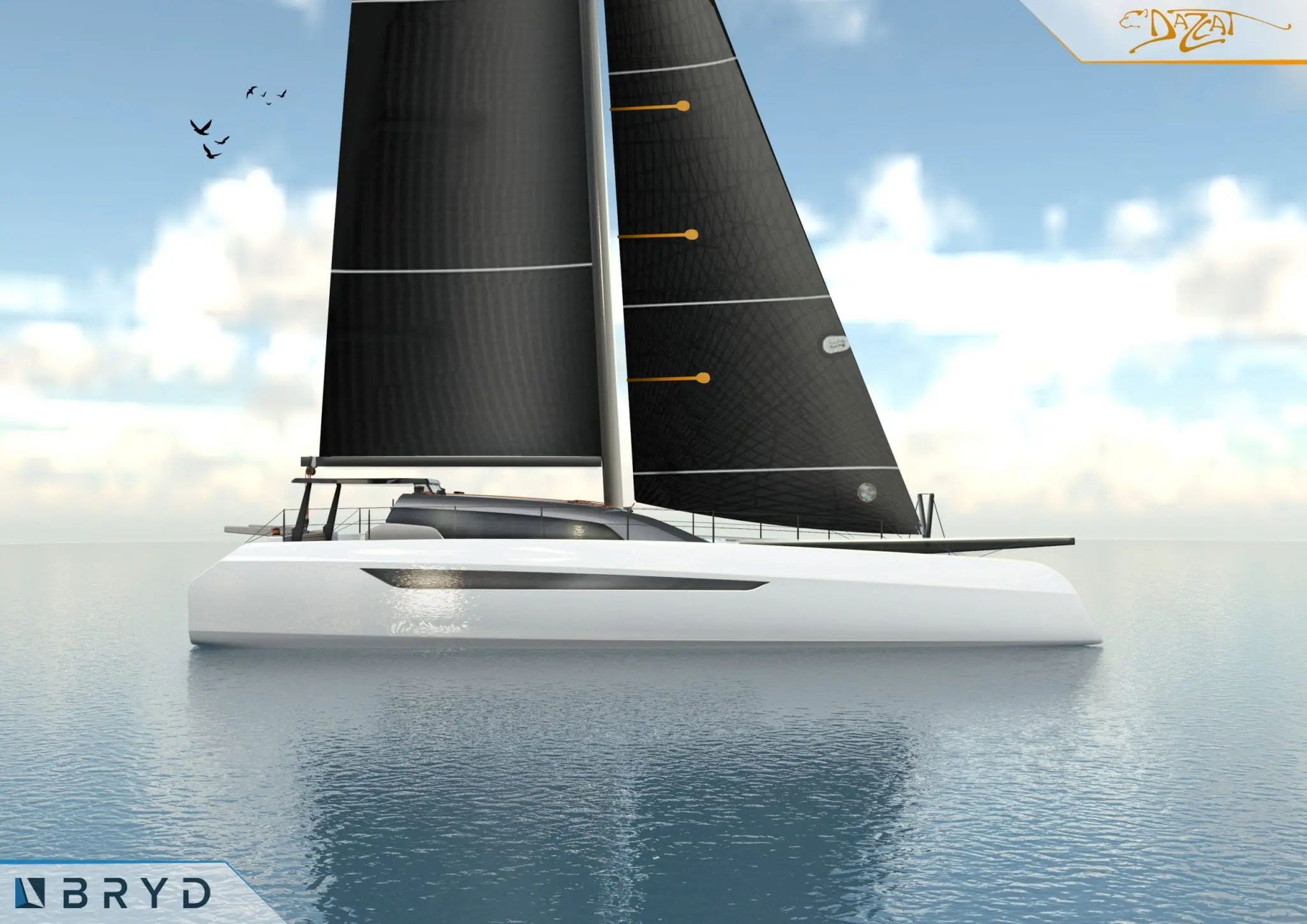 dazcat 1895 render dazcat 1895 racing cruising fast comfortable carbon lightweight stre
