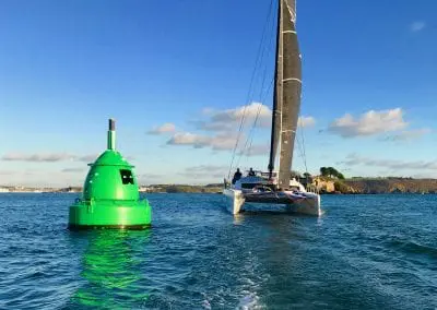 Dazcat 1295 nails it fastnet rorc Caribbean 600 MOCRA racer accommodation carbon mast north 3Di multi performance fast T foil hull flying