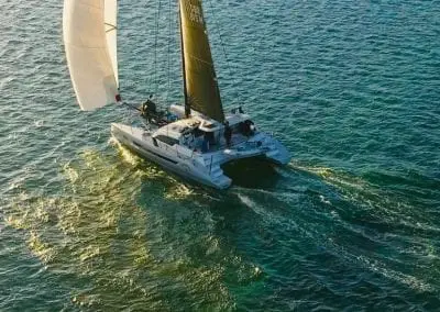 Dazcat 1295 RORC MOCRA racing cruising lightweight comfort power strength multihull catamaran
