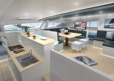 Dazcat 1895 fast cruiser racer catamaran multihull carbon strong