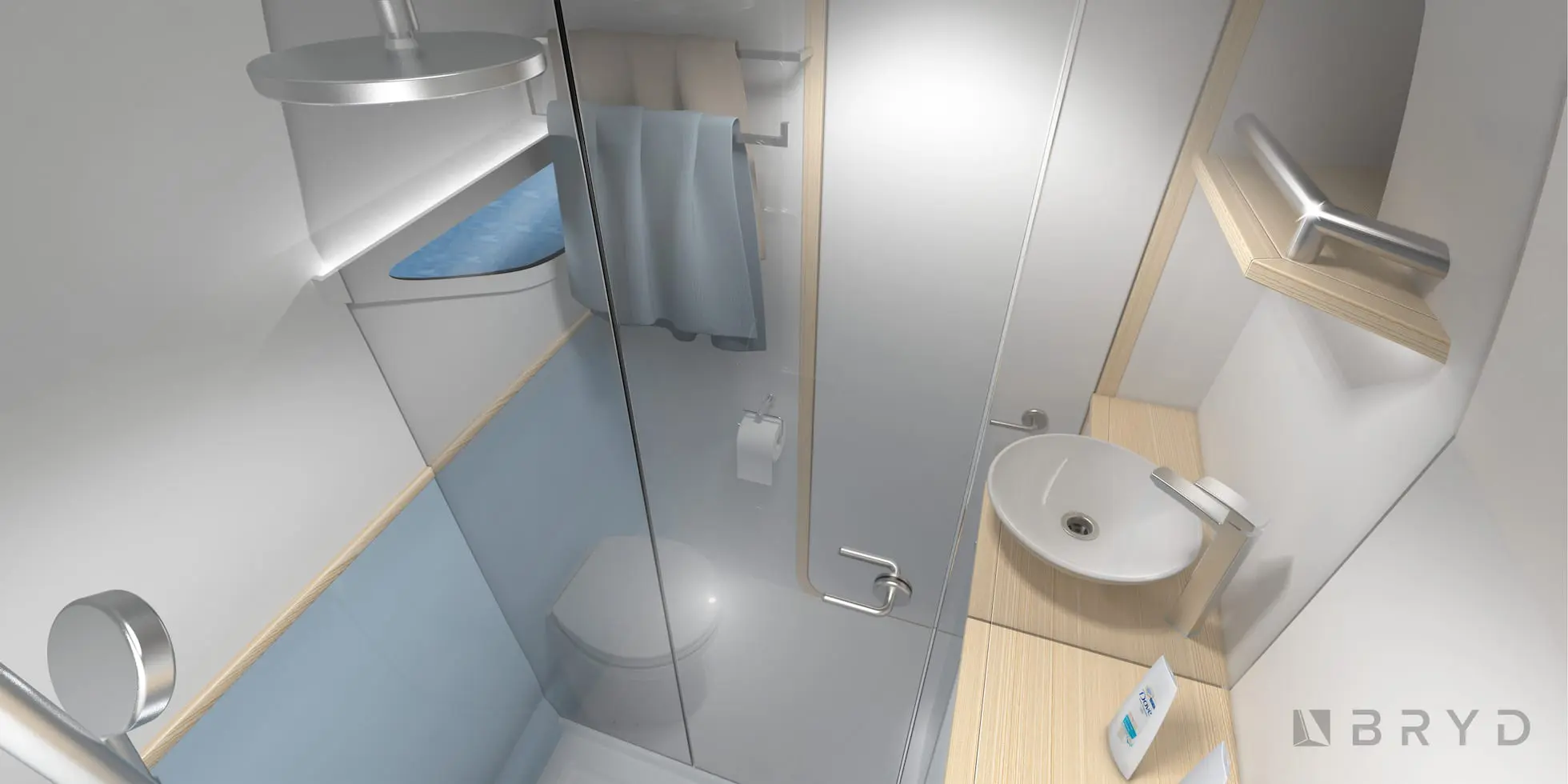 D1895 Crew Cabin Head 1 Dazcat 1895 fast cruiser racer catamaran multihull carbon strong