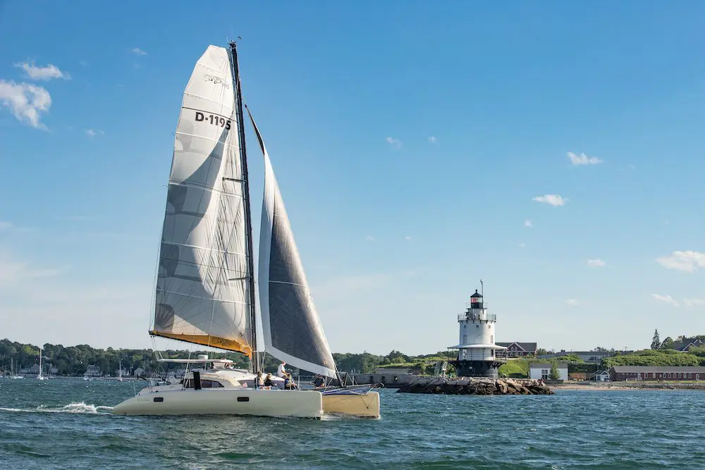 Dazcat 1195 Rip Van Winkle Dazcat 1195 Rip Van Winkle under sail off Portland Maine