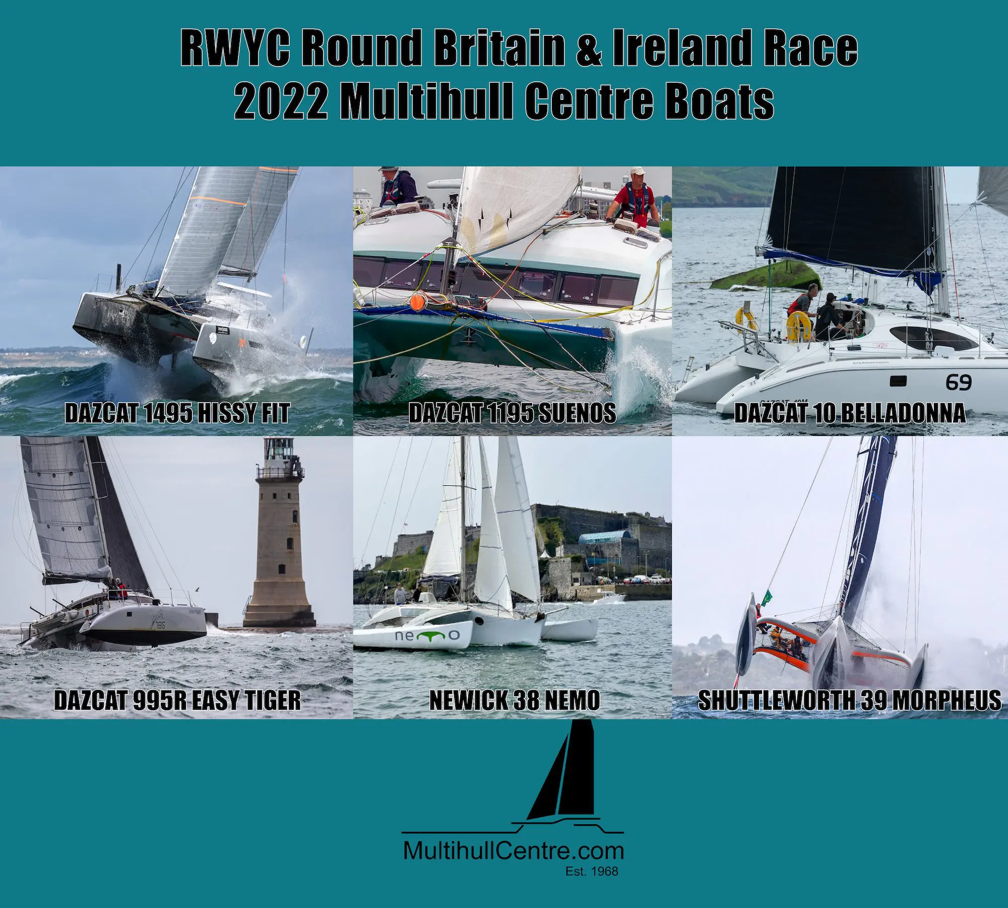 Round Britain and Ireland multihull centre boats