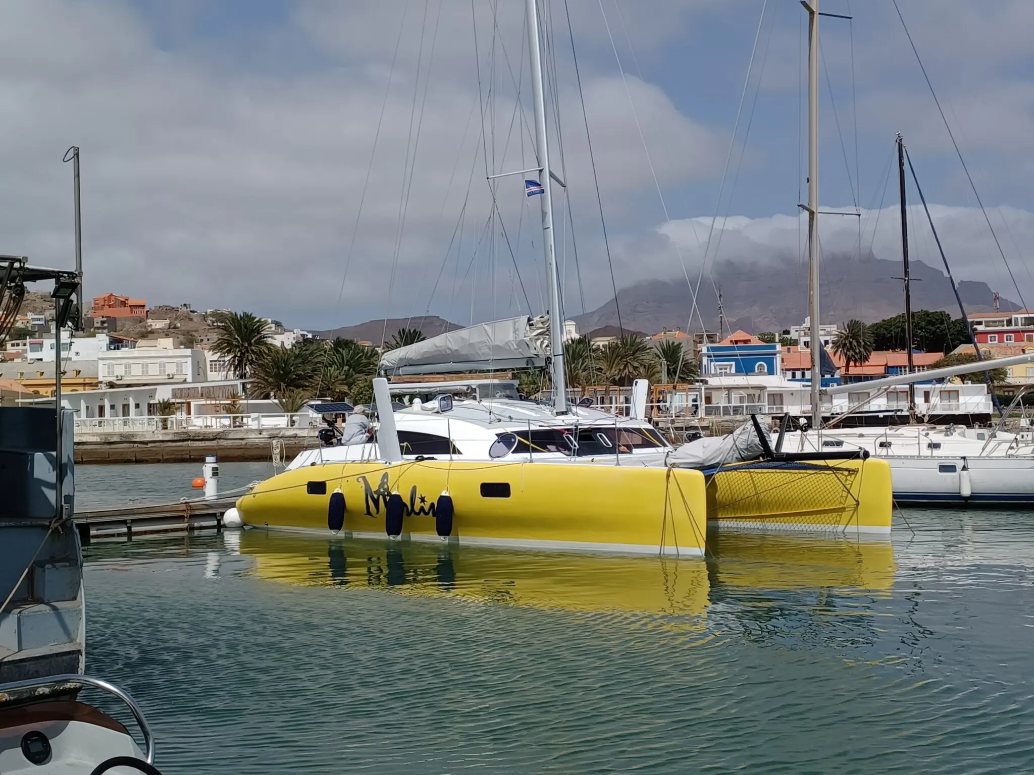 Mindelo marina Dazcat 1195 Merlin in Mindelo Marina