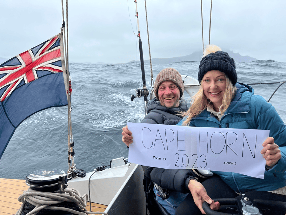 Accessible Expedition Dazcat Artemis rounds Cape Horn Accessible Expedition Dazcat Artemis rounds Cape Horn