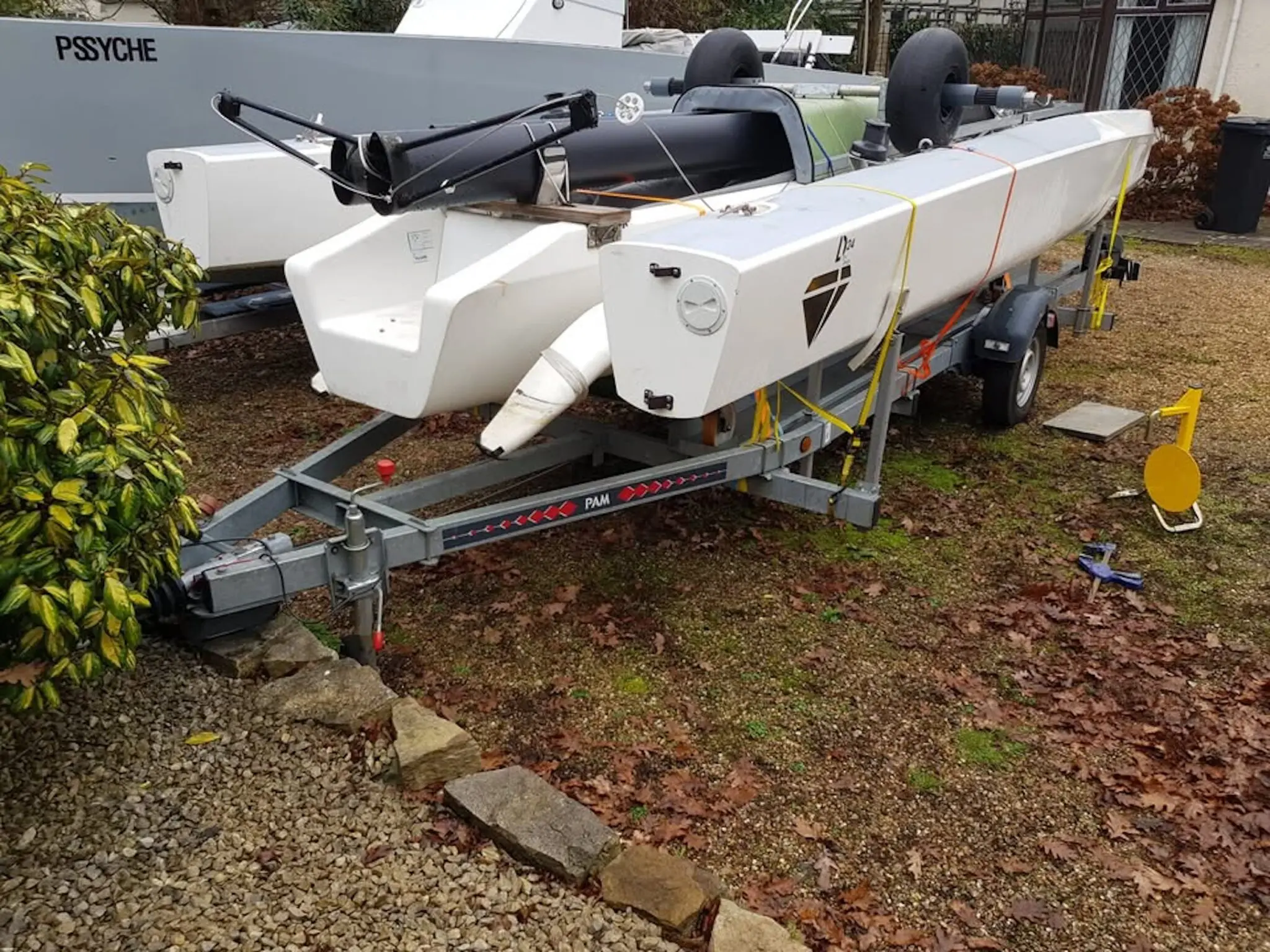 Diam 24 OD Diam 24 OD for sale pictured folded up on trailer