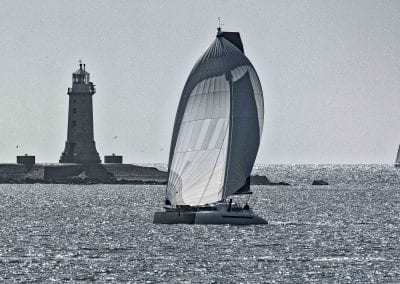 dazcat catamaran fast comfortable cruising multihull atlantic crossing mocra rorc performance