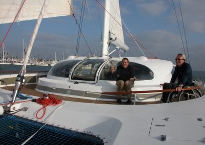 multimarine wheelchair accessicible sailing catamaran trimaran multihull design and build