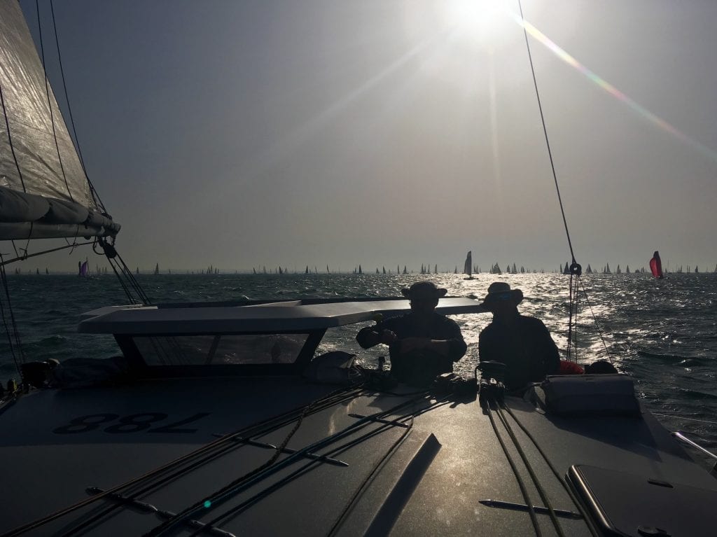 fastnet rorc Caribbean 600 MOCRA racer accommodation carbon mast north 3Di multi performance fast T foil hull flying