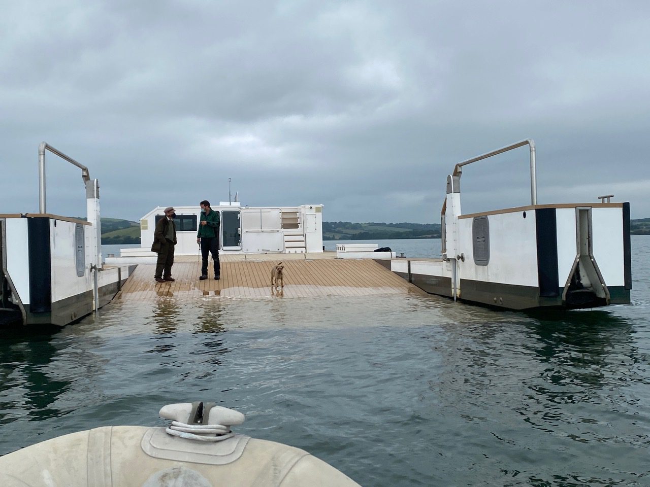 Stern deployed for beaching craft motorised pontoon for sale